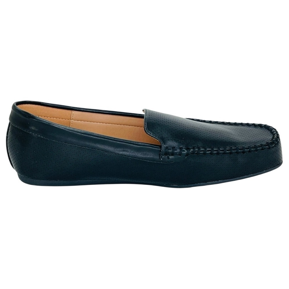 Journee Collection Halsey Black Faux Leather Womens Flats Size 8.5M - Picture 5 of 11